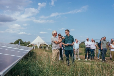 Feestelijke oplevering Zonnepark Dorst