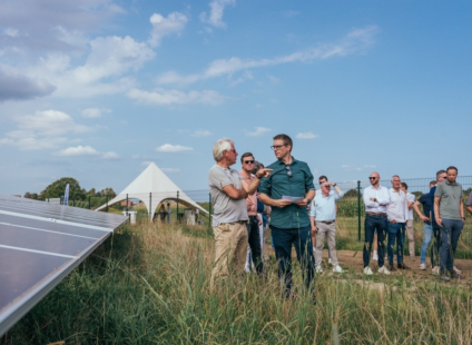 Feestelijke oplevering Zonnepark Dorst